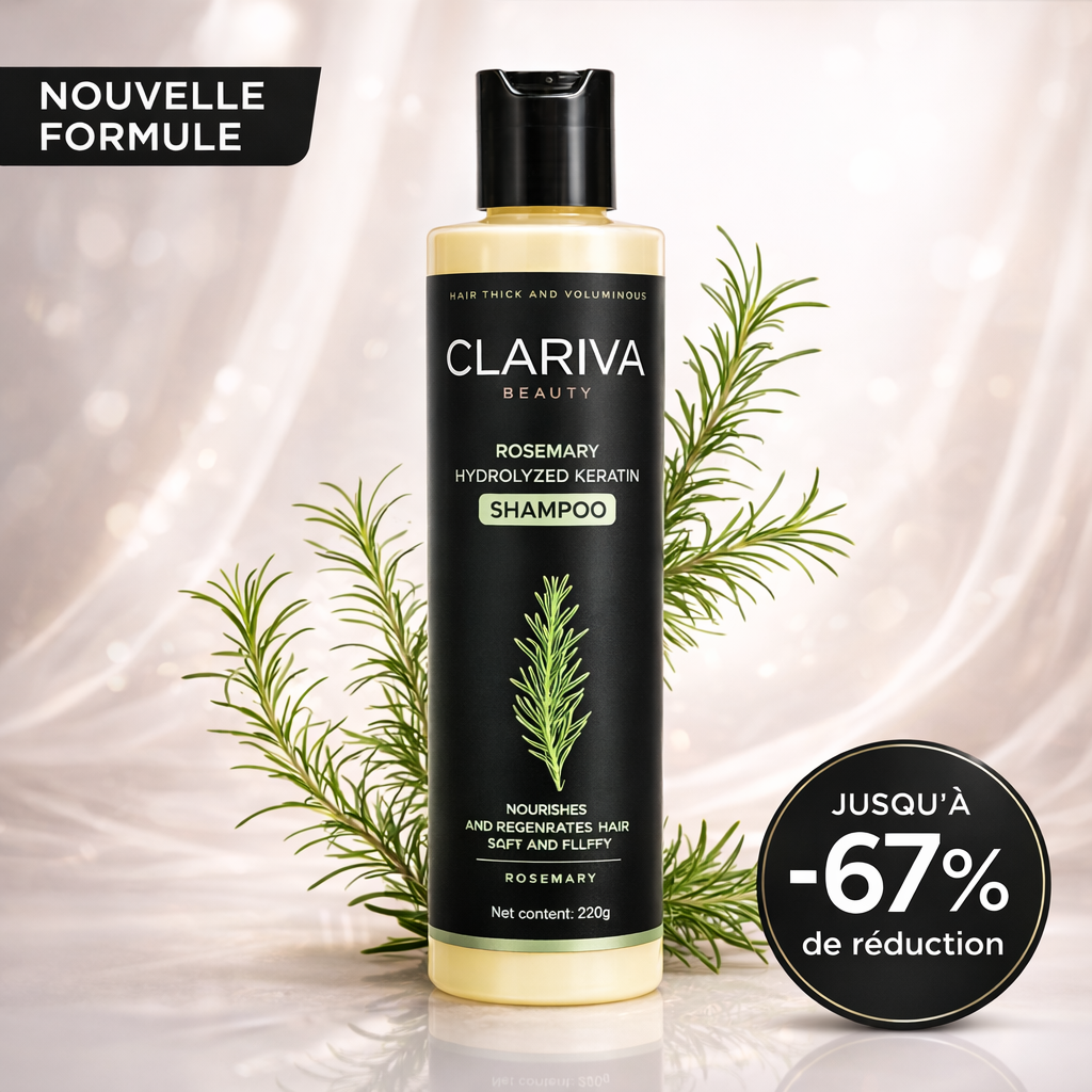 Shampoing Clariva™ Rosemary Pousse de Cheveux